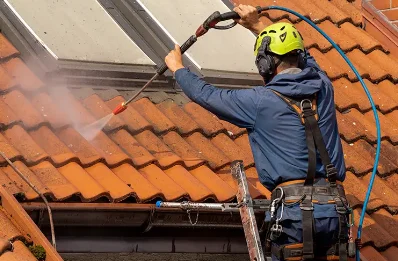 Démoussage et hydrofuge de toiture à Jézeau